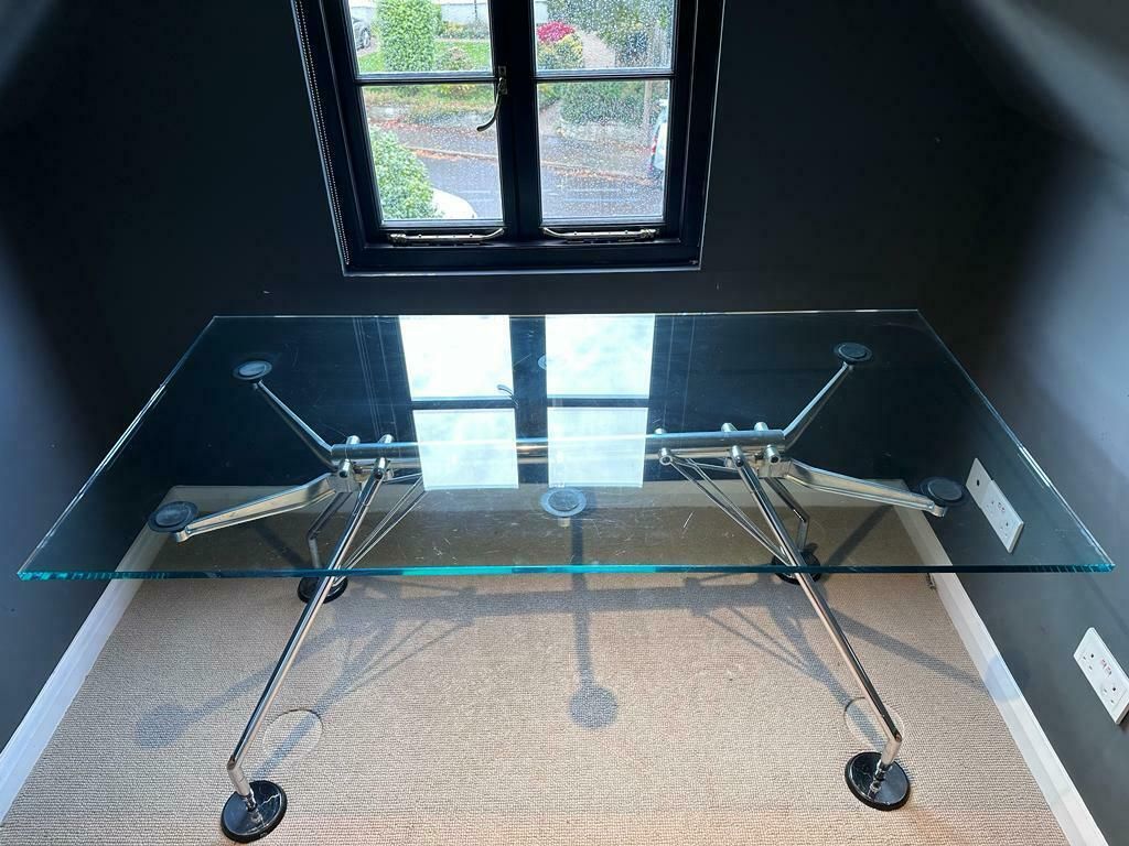 Sir Norman Foster Original Tecno 1980s Mid Century Tables For Sale X4 Available photo 3800.0