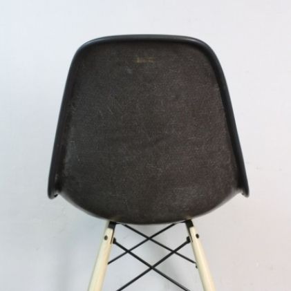 Eames Herman Miller Side Chair Upholstered In Blue Fabric photo Furniture