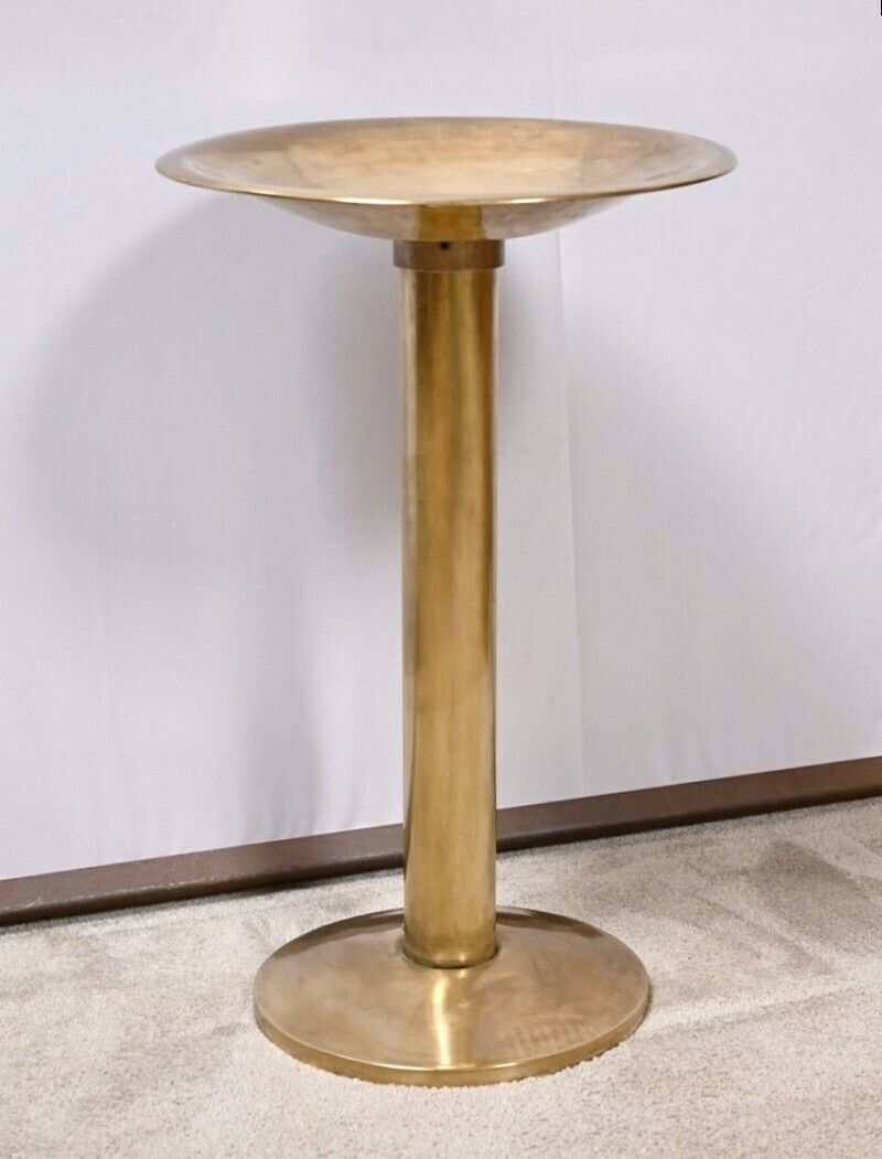 Brass Dentist's Spittoon, Lepori Frères Construction   Early 20th Century photo furniture