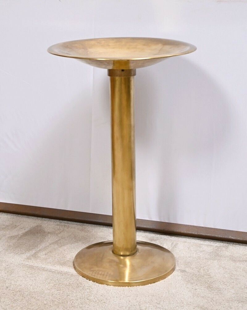 Brass Dentist's Spittoon, Lepori Frères Construction   Early 20th Century photo for sale