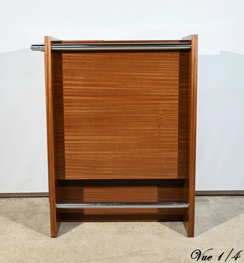 Small Apartment Bar In Sapelli Mahogany – 1940 photo vintage