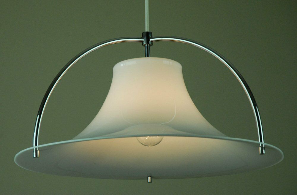 Single Pendant Lamp By Jo Hammerborg For Fog & Mørup, Denmark, 1970s photo vinterior