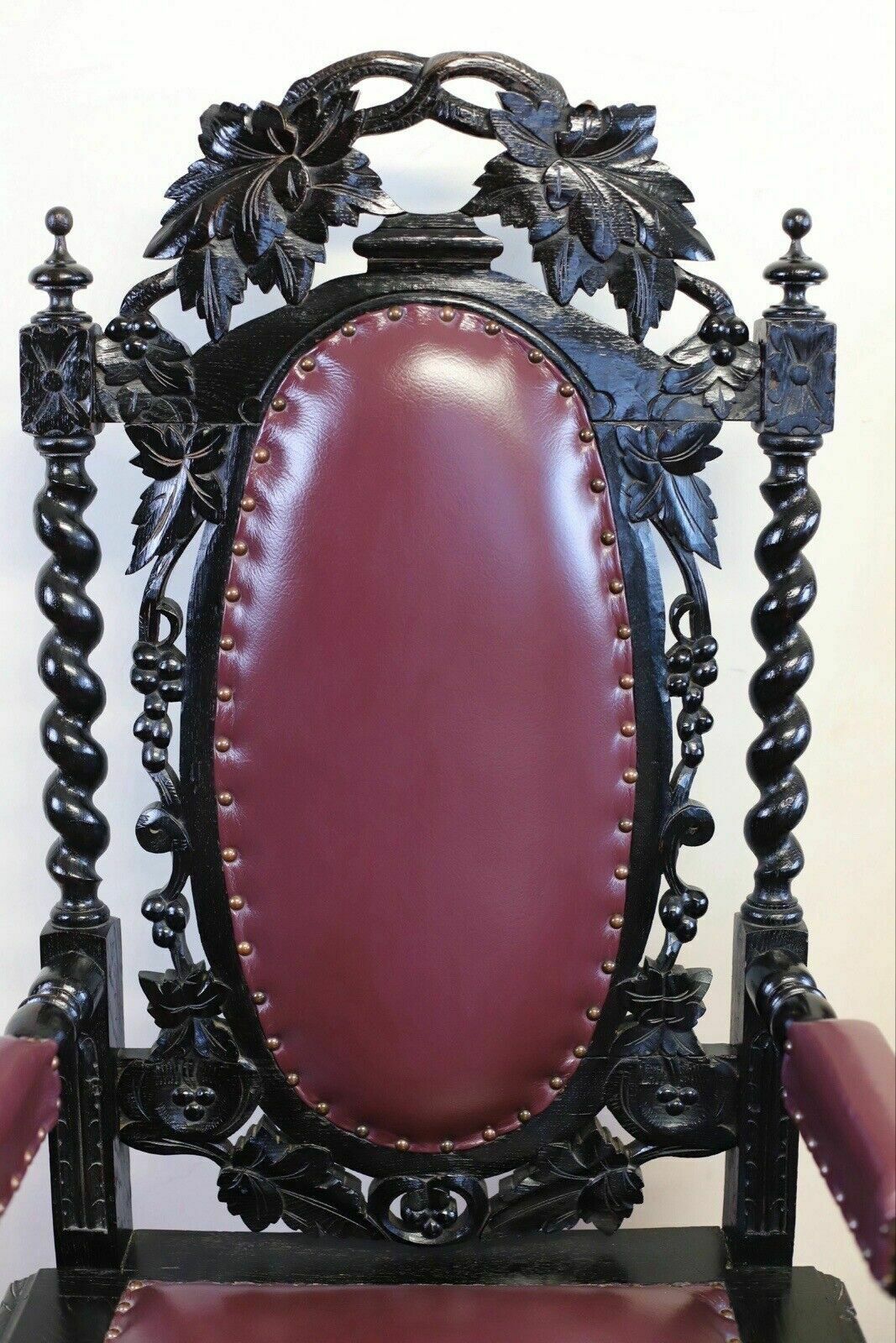 photo for sale Beautiful Pair Of Victorian Carolean Open Armchairs