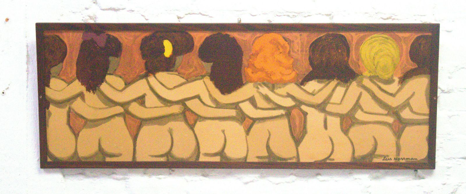 Lars Norrman Multi Print 'The Girls Go In The Ring' For Ikea 1972 photo buy