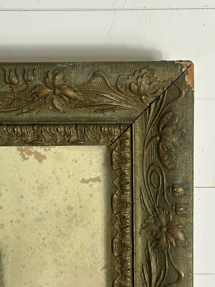 photo for sale Beautiful Antique French Gilt Framed Portrait