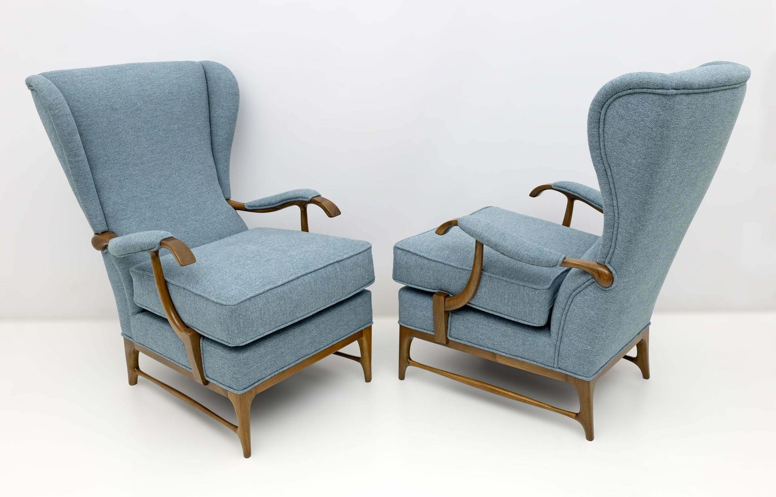 Pair Of Paolo Buffa Mid Century Modern Italian Bouclè Armchairs By Framar, 1950s £6,166.47per Set