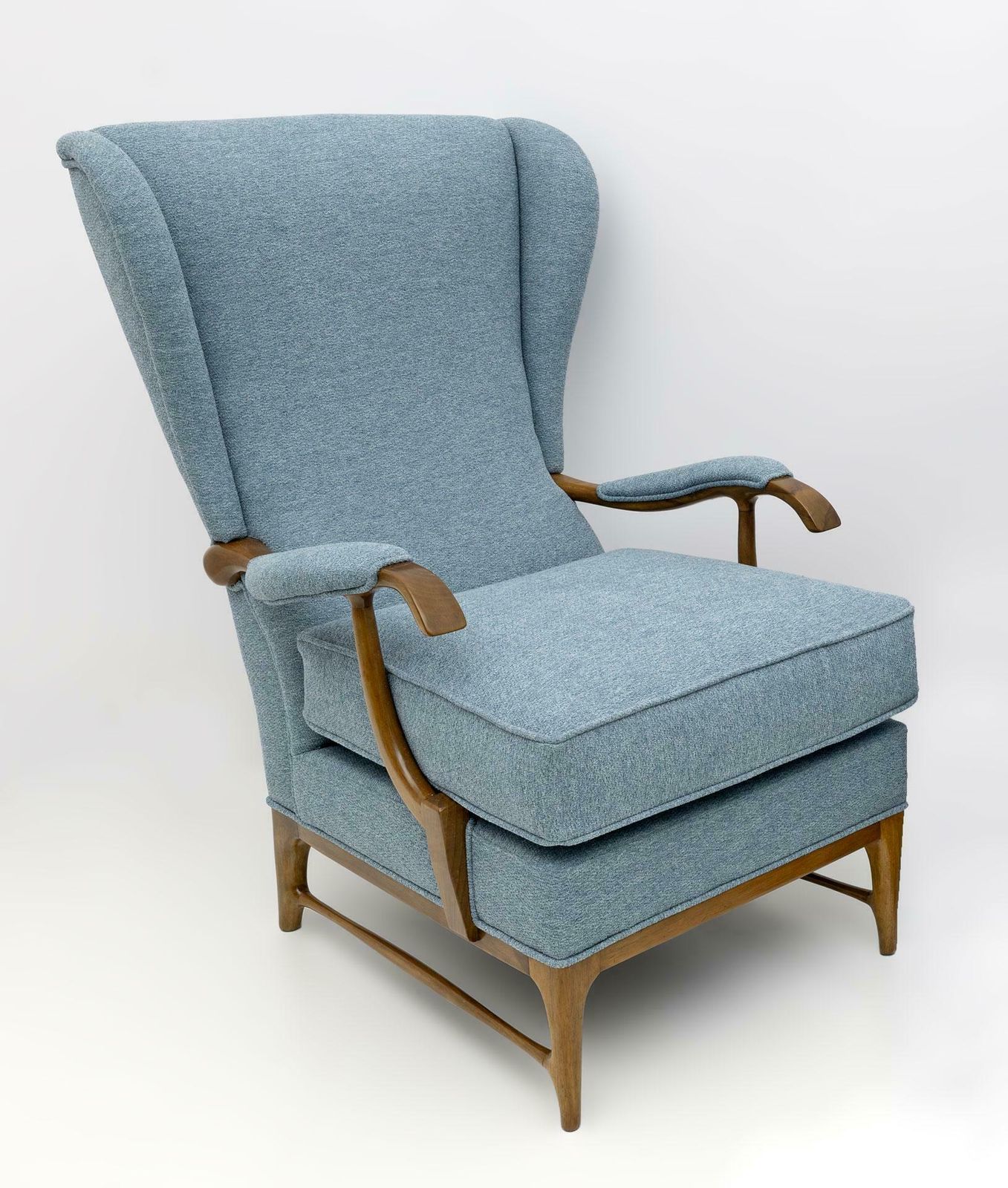 Pair Of Paolo Buffa Mid Century Modern Italian Bouclè Armchairs By Framar, 1950s £6,166.47per Set photo furniture