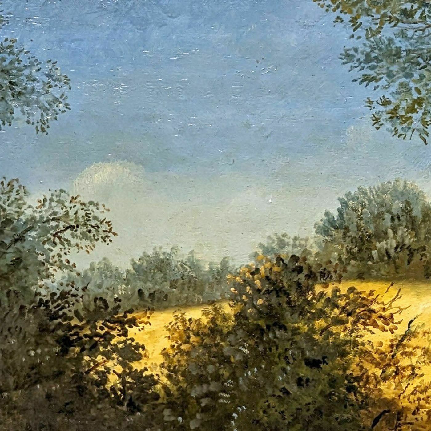 Edge Of The Woods Landscape French School Philippe Lazare 20th Century photo for sale