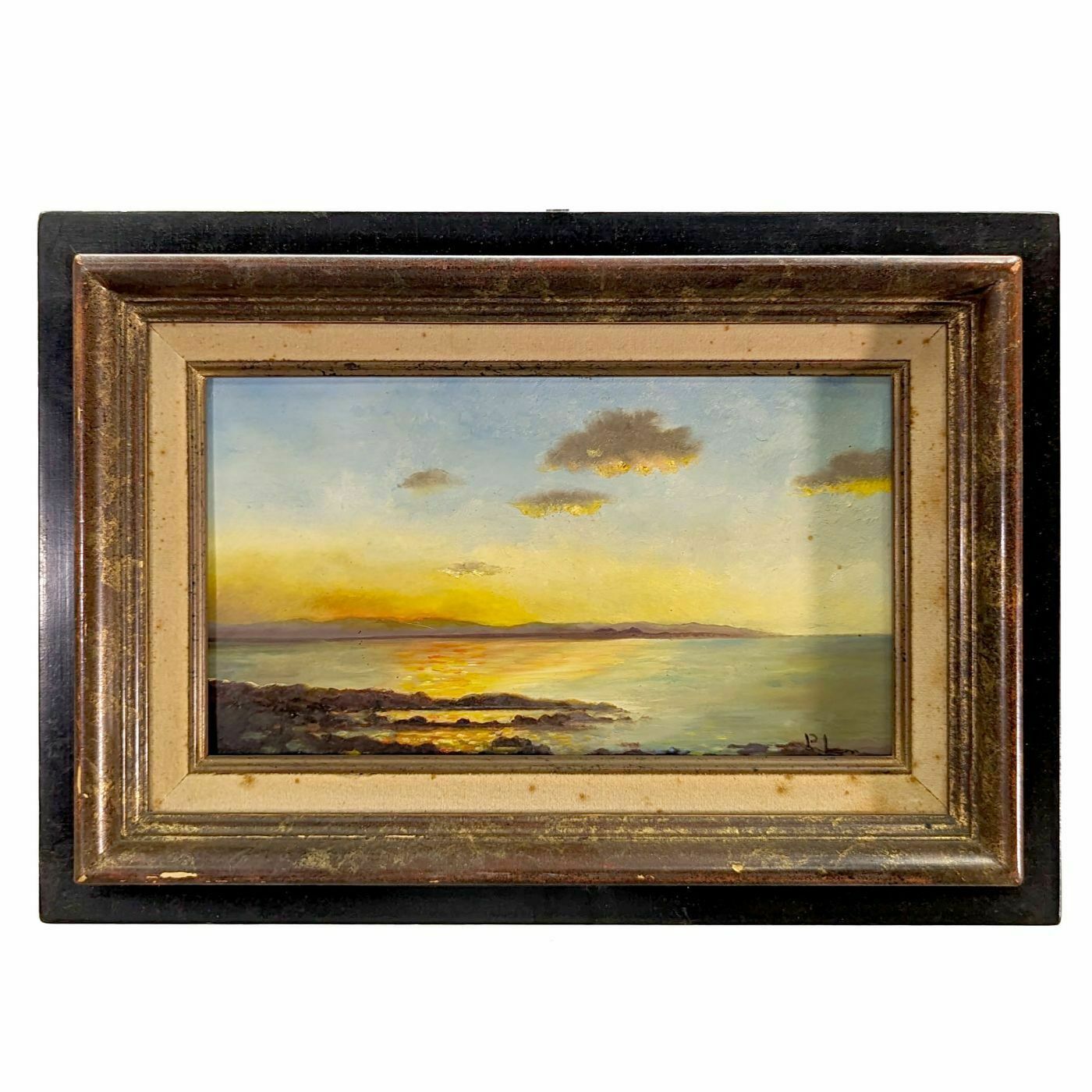 Twilight Landscape By Philippe Lazare French School 20th Century