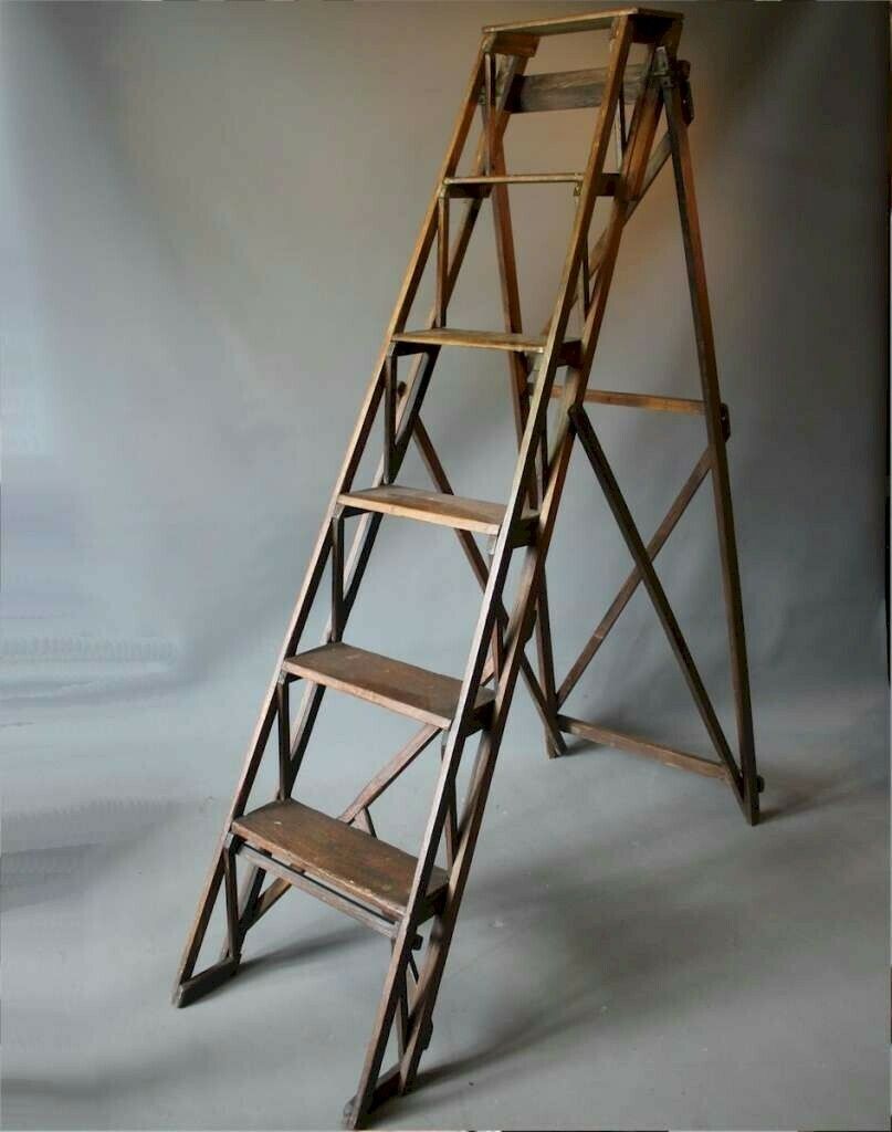 Early 20th Century Hatherley Step Ladders photo Home Decor