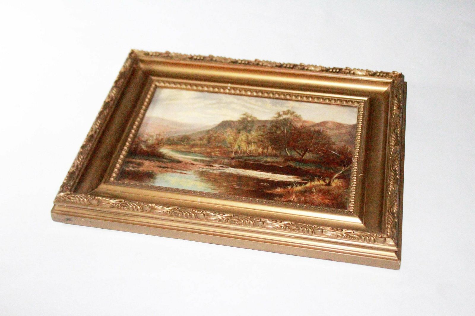 Original Oil Painting. Wall Art. Home Decor. Antique Painting. photo furniture