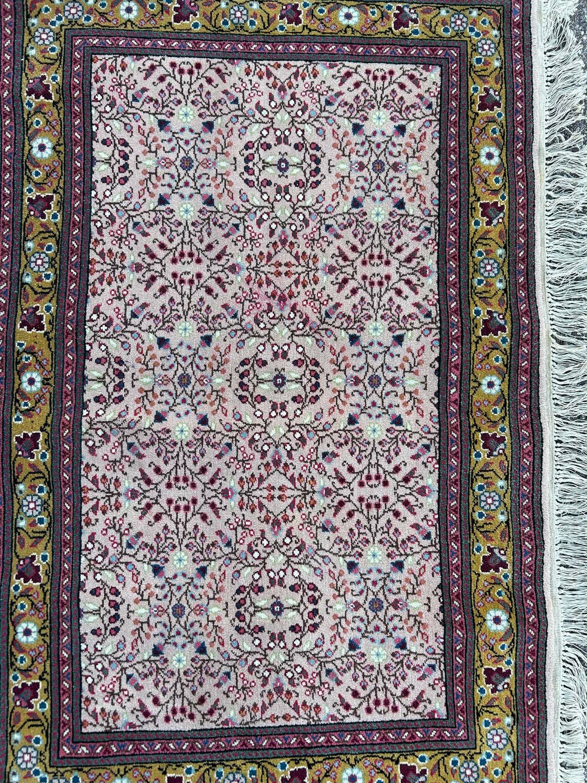 Hand Woven Artisanal Rug 99/142cm photo Textiles