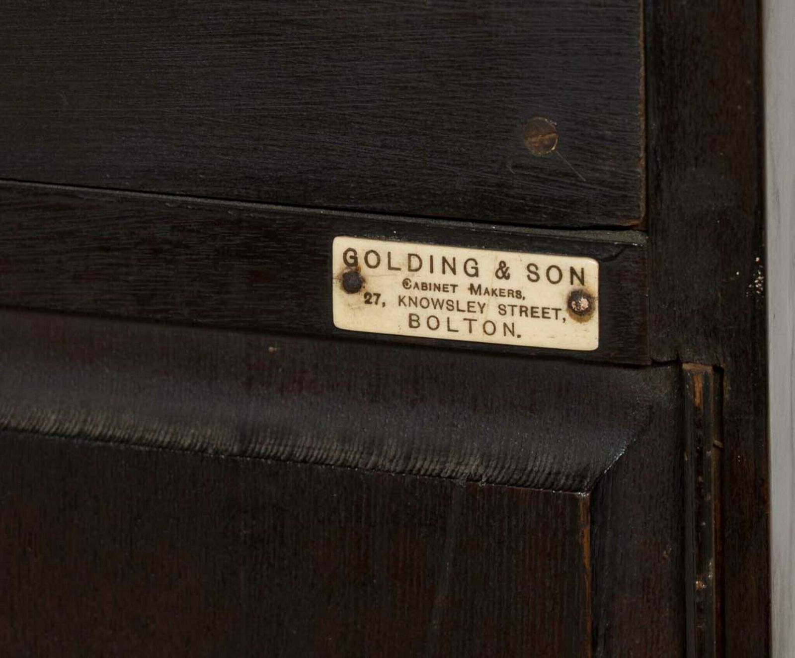 Art Nouveau Display Cabinet English Cocktail Golding And Son 1900 photo for sale