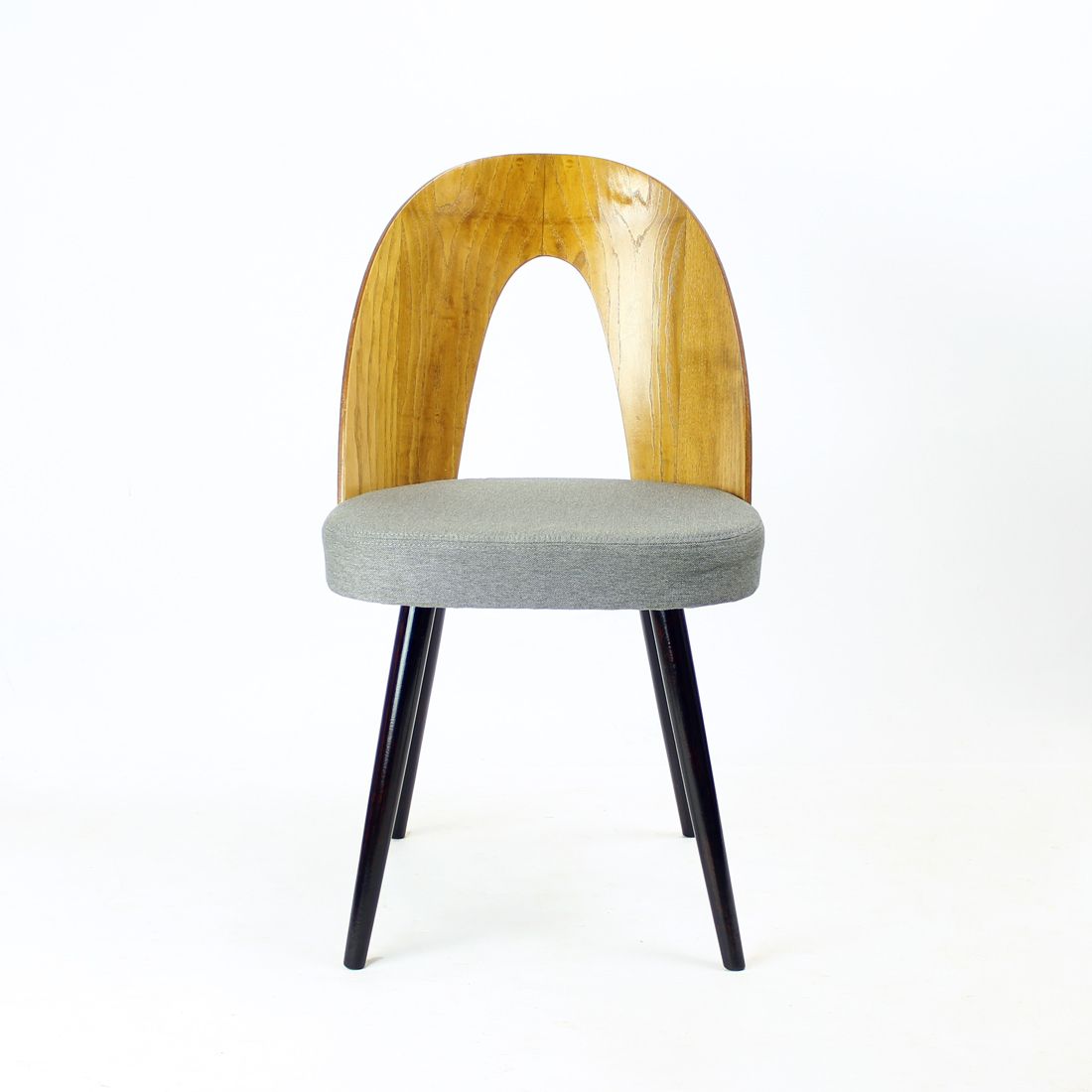 Furniture Iconic Tatra Chairs In Oak & Fabric By Antonin Suman, Czechoslovakia 1960s photo