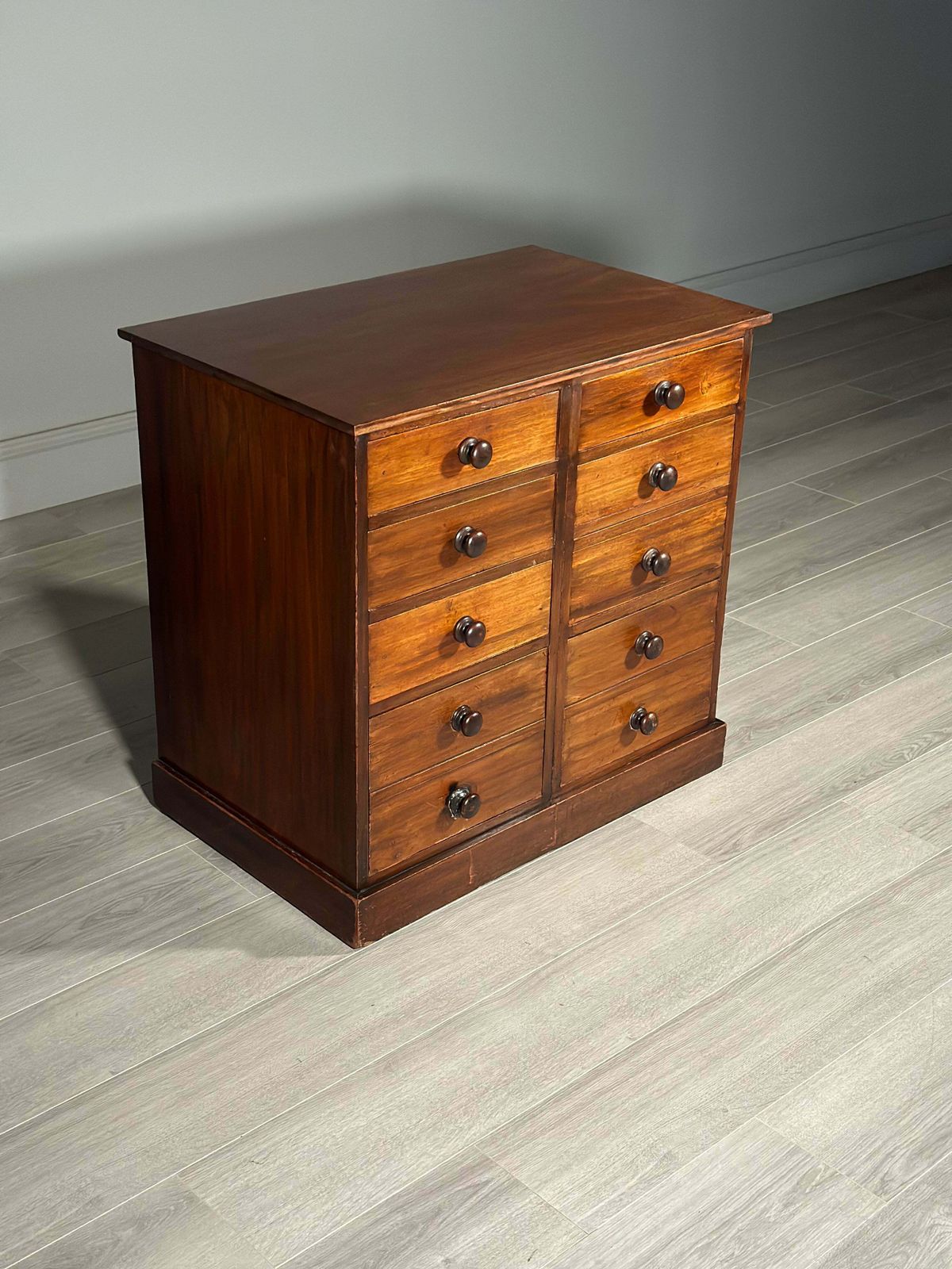 Antique Mahogany Bank Of Drawers photo buy