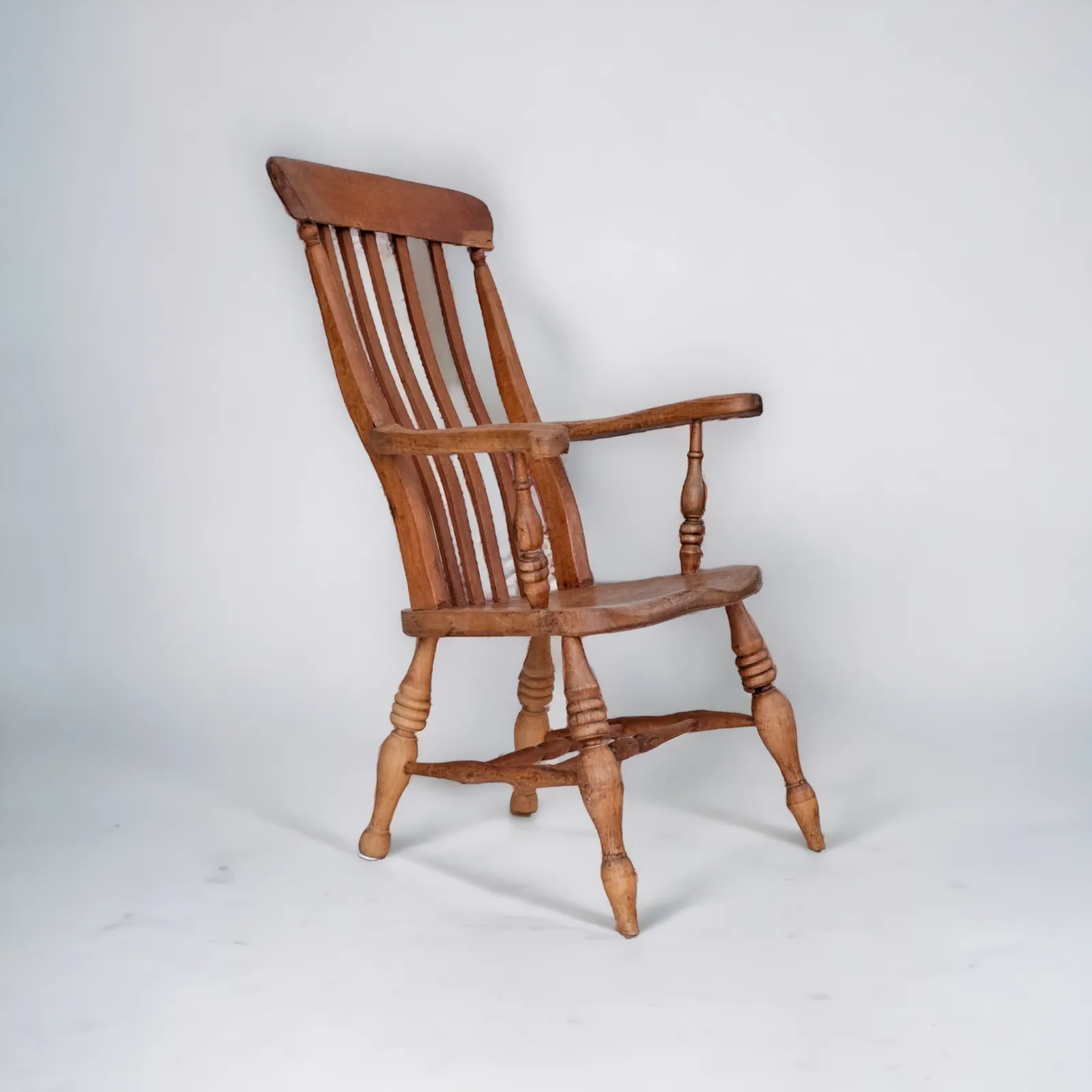 1950s, Scandinavian Design, Wood Armchair, Ash Wood, Oak Wood.