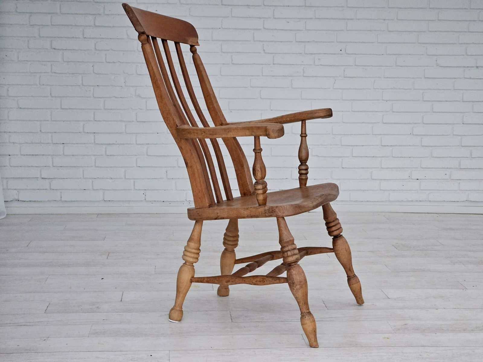 1950s, Scandinavian Design, Wood Armchair, Ash Wood, Oak Wood. photo furniture