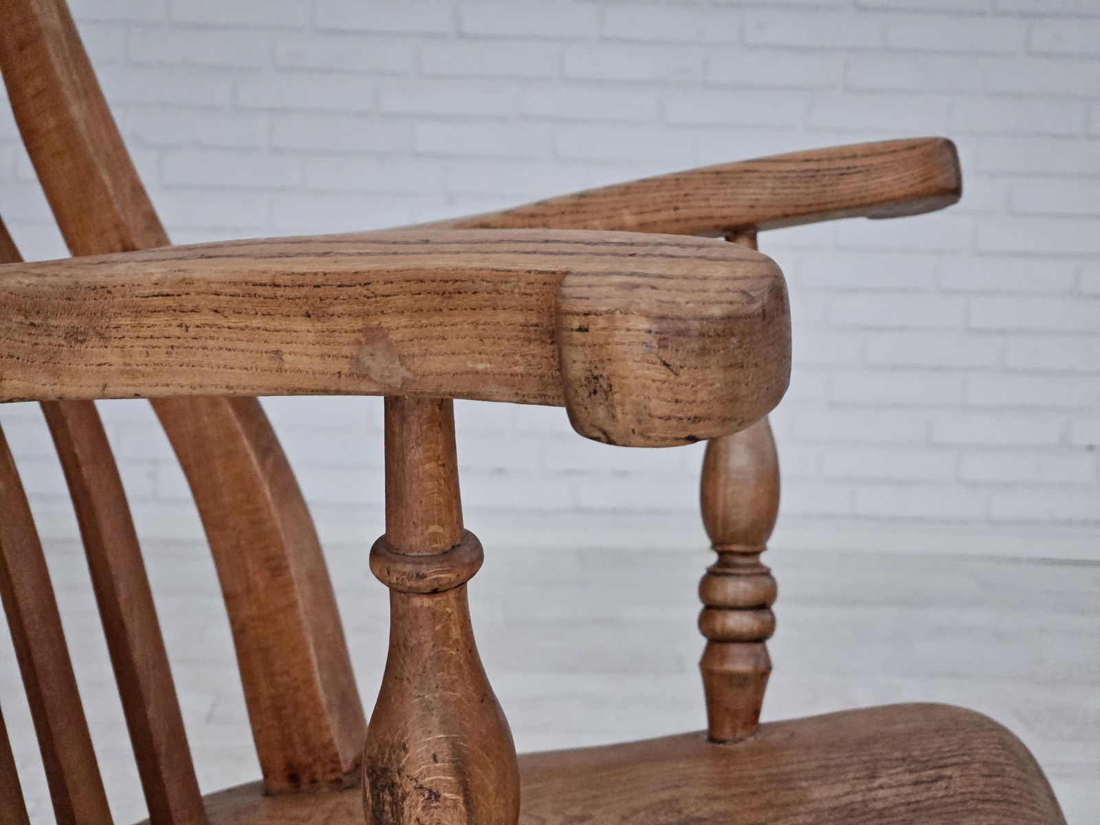 1950s, Scandinavian Design, Wood Armchair, Ash Wood, Oak Wood. photo Furniture