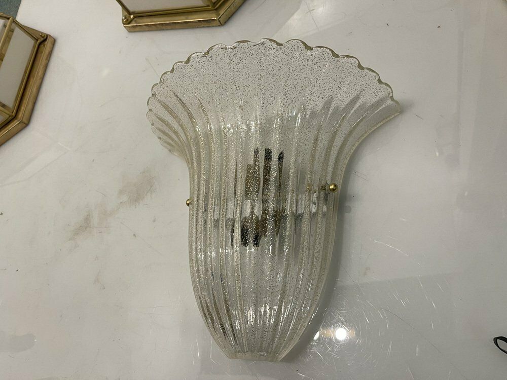Murano Glass Sconces, 1980s, Set Of 2 photo vinterior