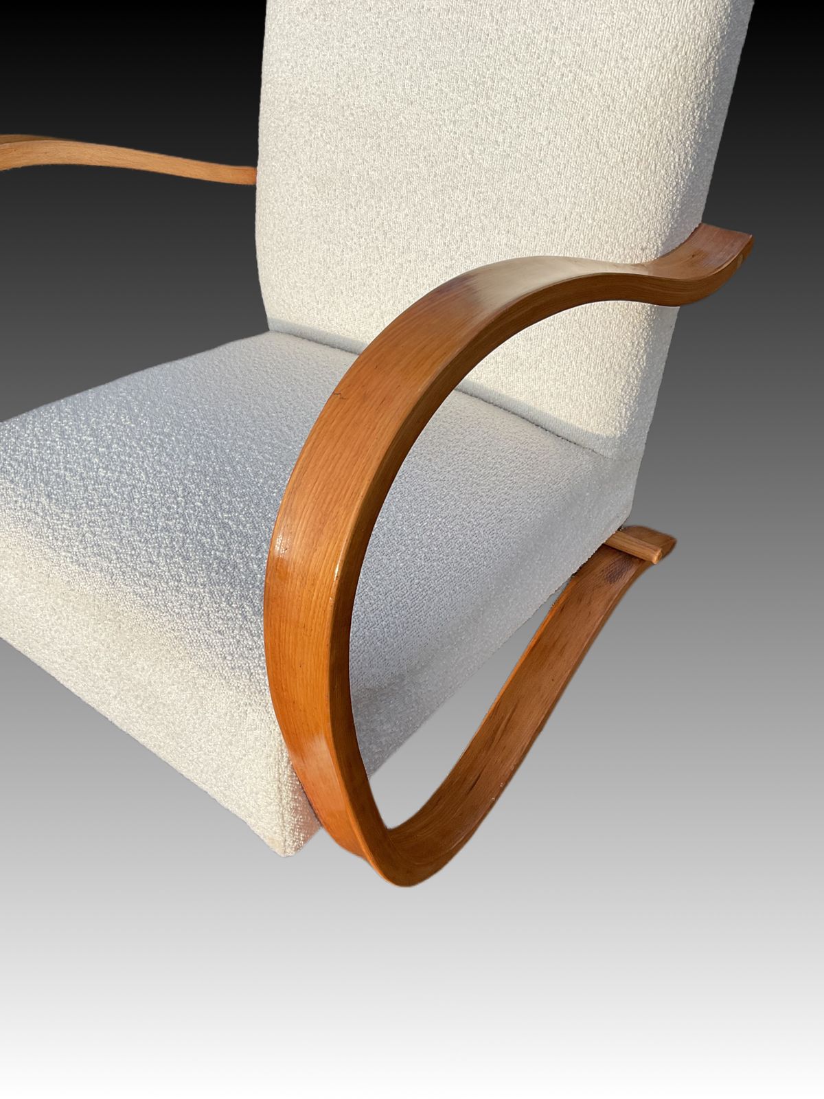 Art Deco Club Chair / Armchair By Jindrich Halabala For Up Závody 1930s photo vintage