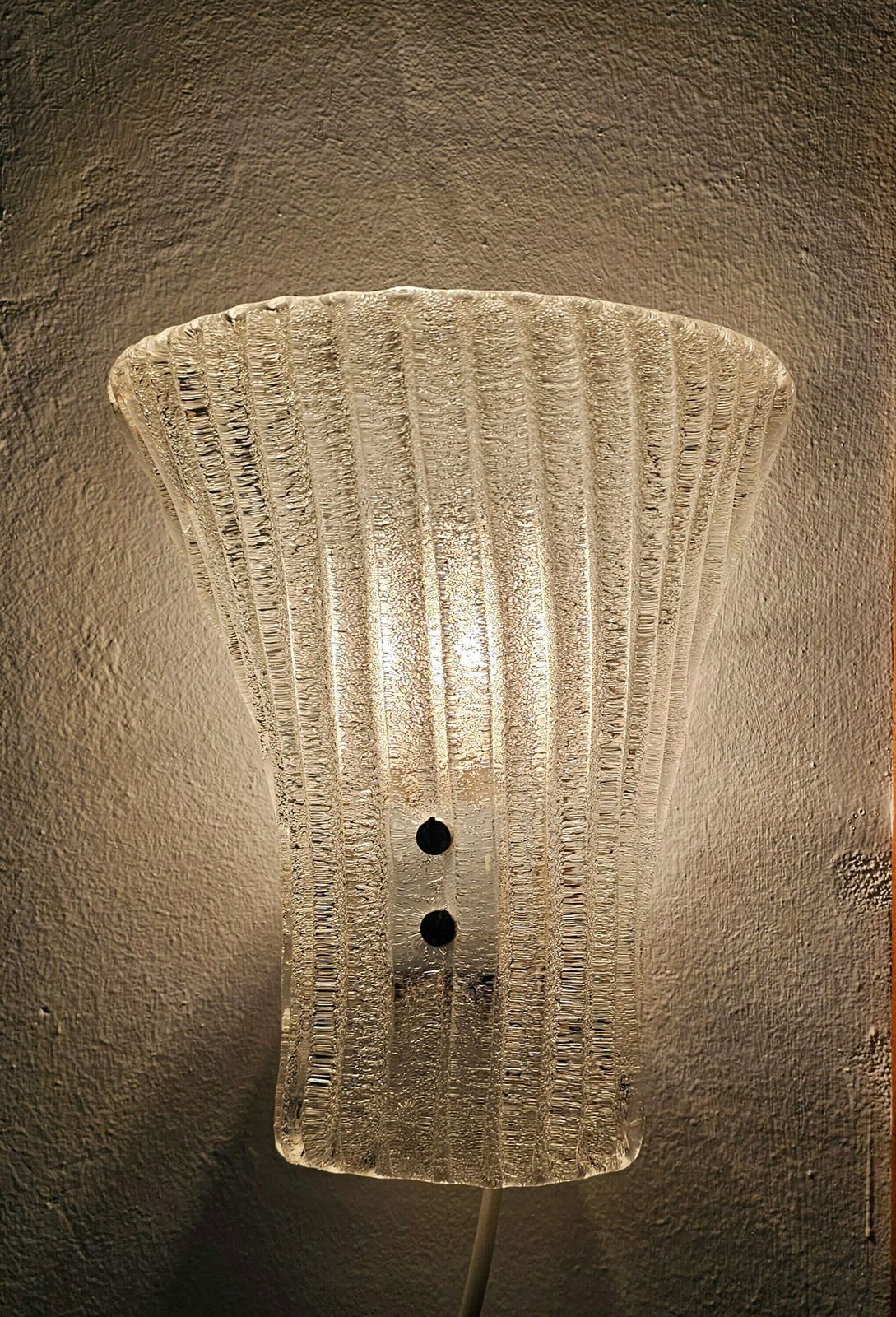 Pair Of Mid Century Modern Murano Glass Sconces By Barovier And Toso // Made In Italy In 1970s photo furniture