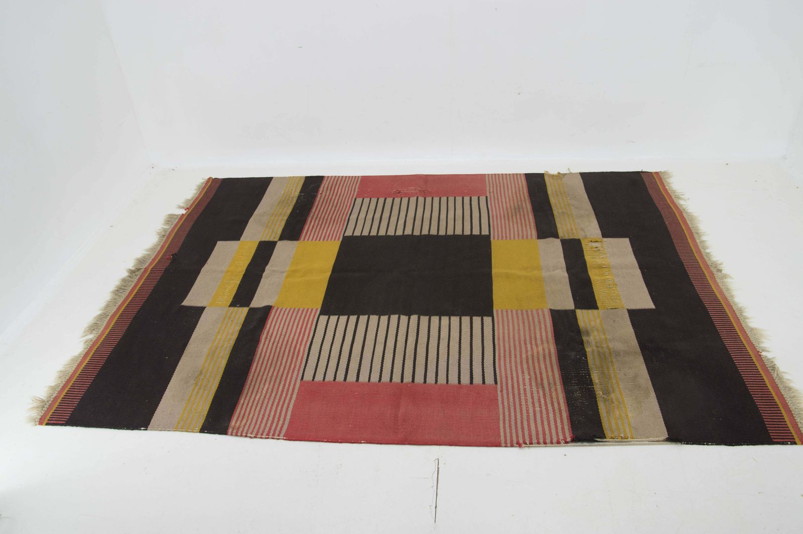 Rare Geometric Carpet By Antonin Kybal, 1948s photo for sale