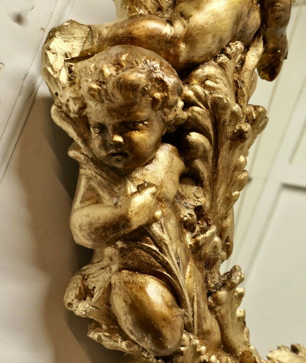 A Superb 19th Century Italian Gilt Wreath Mirror photo buy