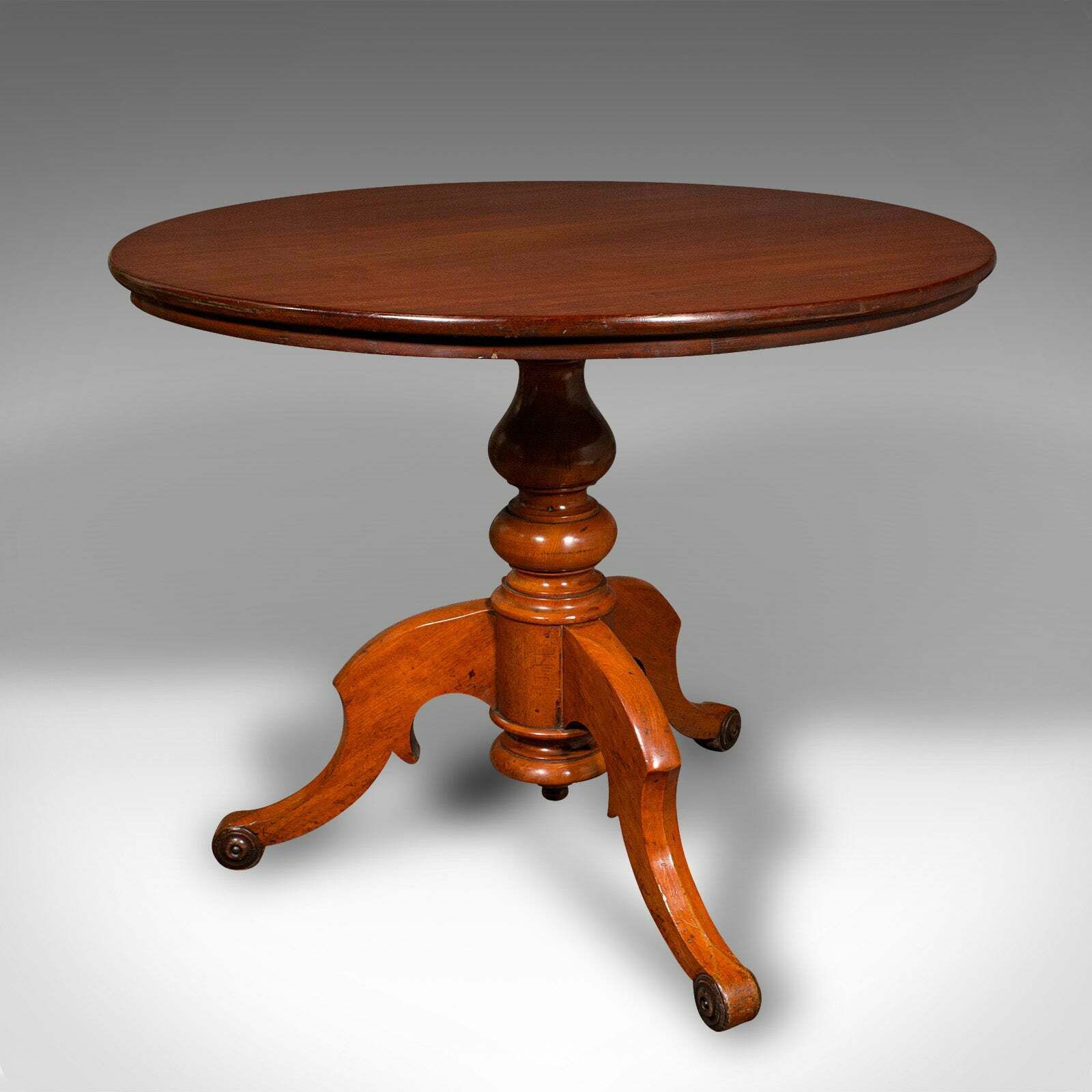 Antique Display Table, English, Walnut, Intimate Dining, 2 4 Seat, Victorian photo for sale