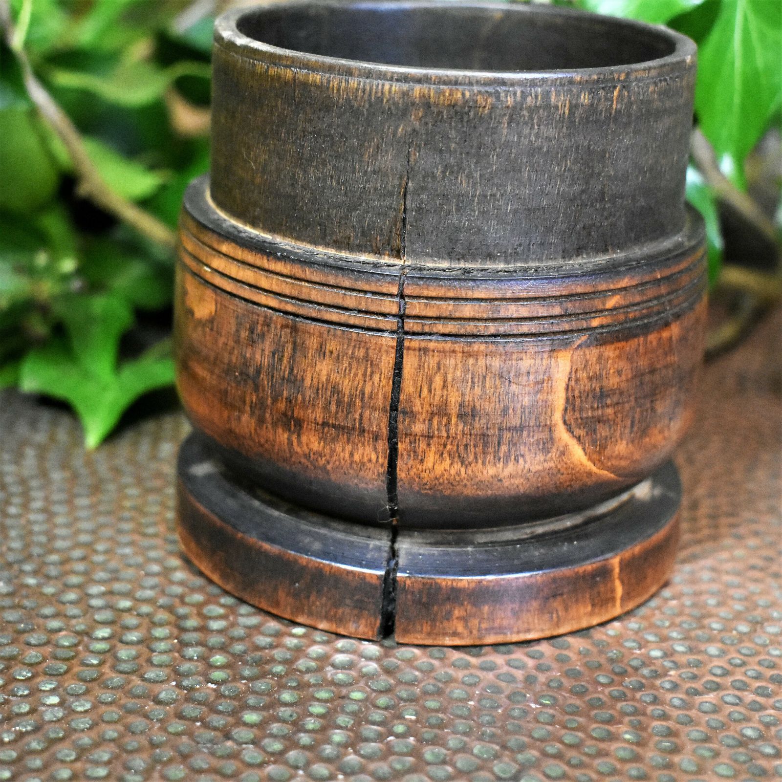 90.0 Antique 19th Century Wooden Apothecary Chemists Glass Bottle Travel Treen Case photo