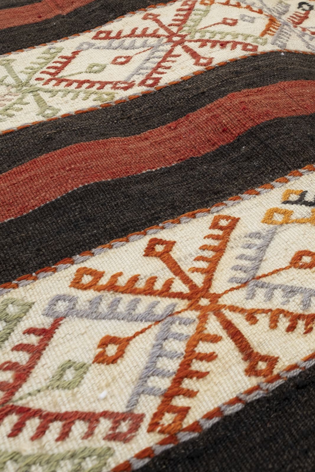 1970s Turkish Organic Kilim Runner 2'1" X 7'4" photo for sale