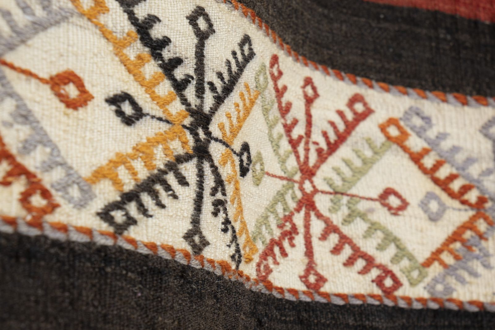 1970s Turkish Organic Kilim Runner 2'1" X 7'4" photo 500.0