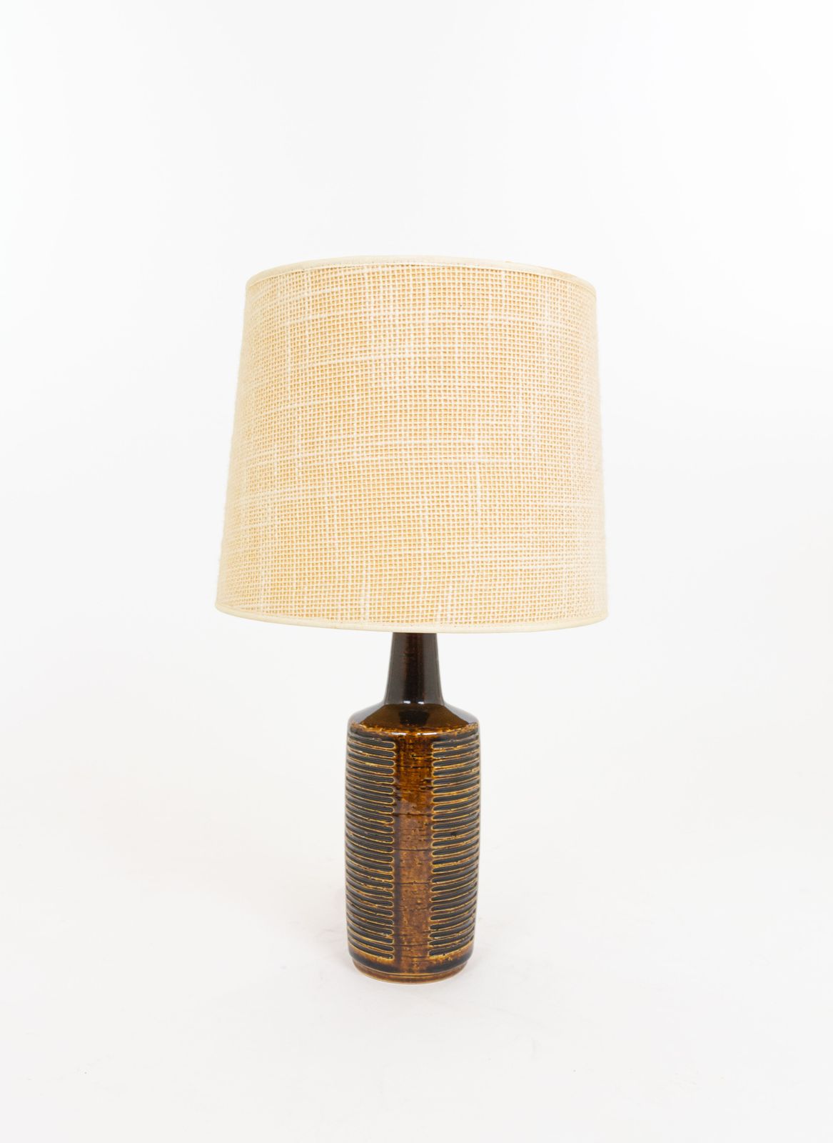 Chestnut Brown Dl/30 Table Lamp By Linnemann Schmidt For Palshus, 1960s photo 1060.0
