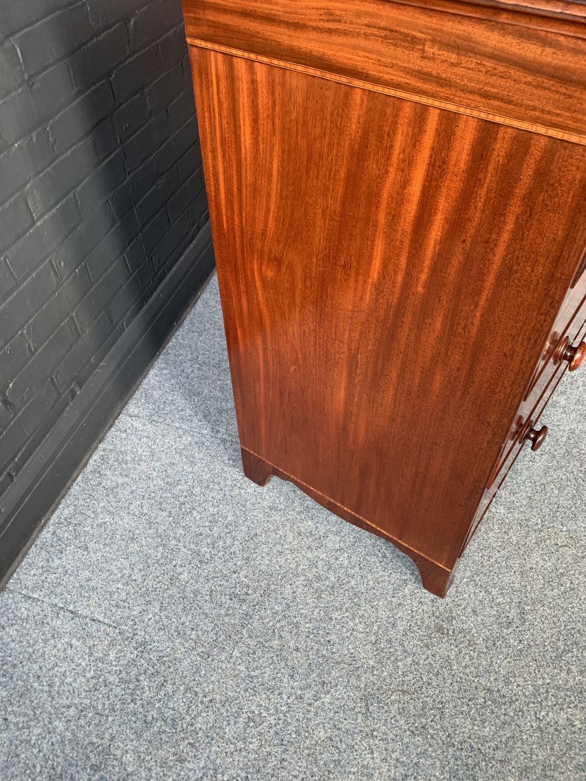 19th Century Inlaid Mahogany Chest Of Drawers photo buy
