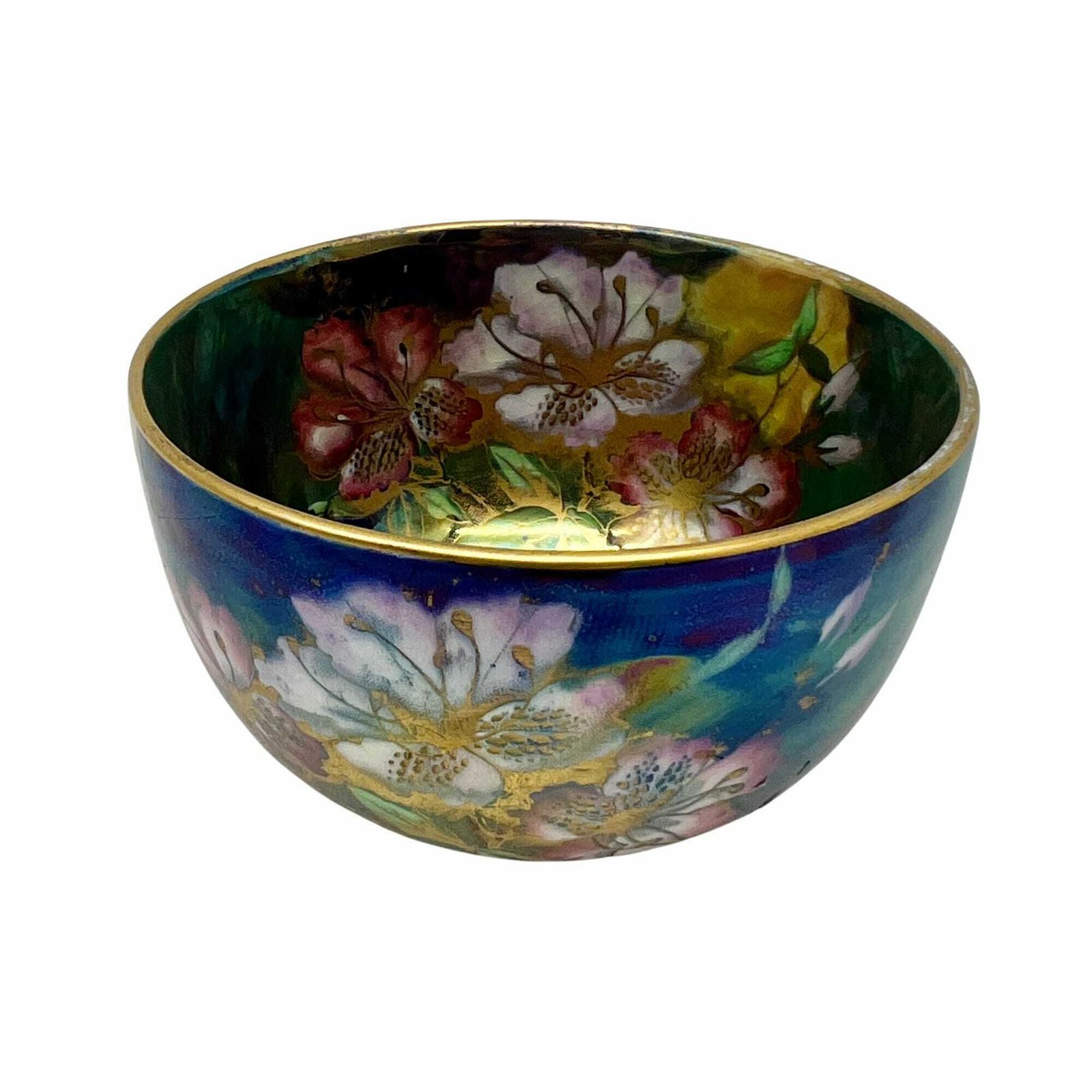 Vintage Maling China Clematis Bowl   Home Decor