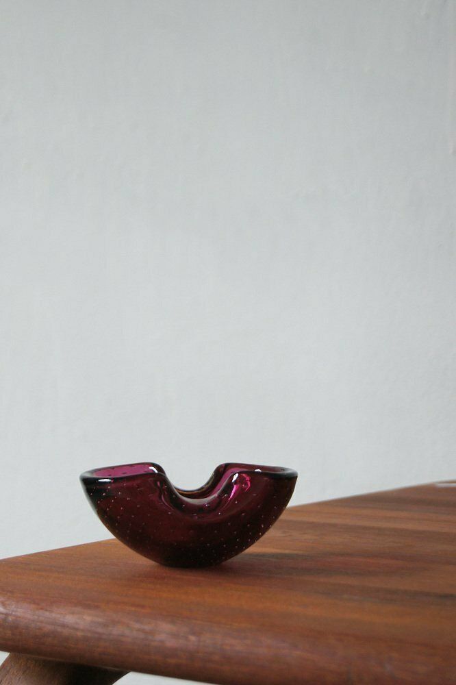 Glass Bowl Or Ashtray, Italy, 1970s