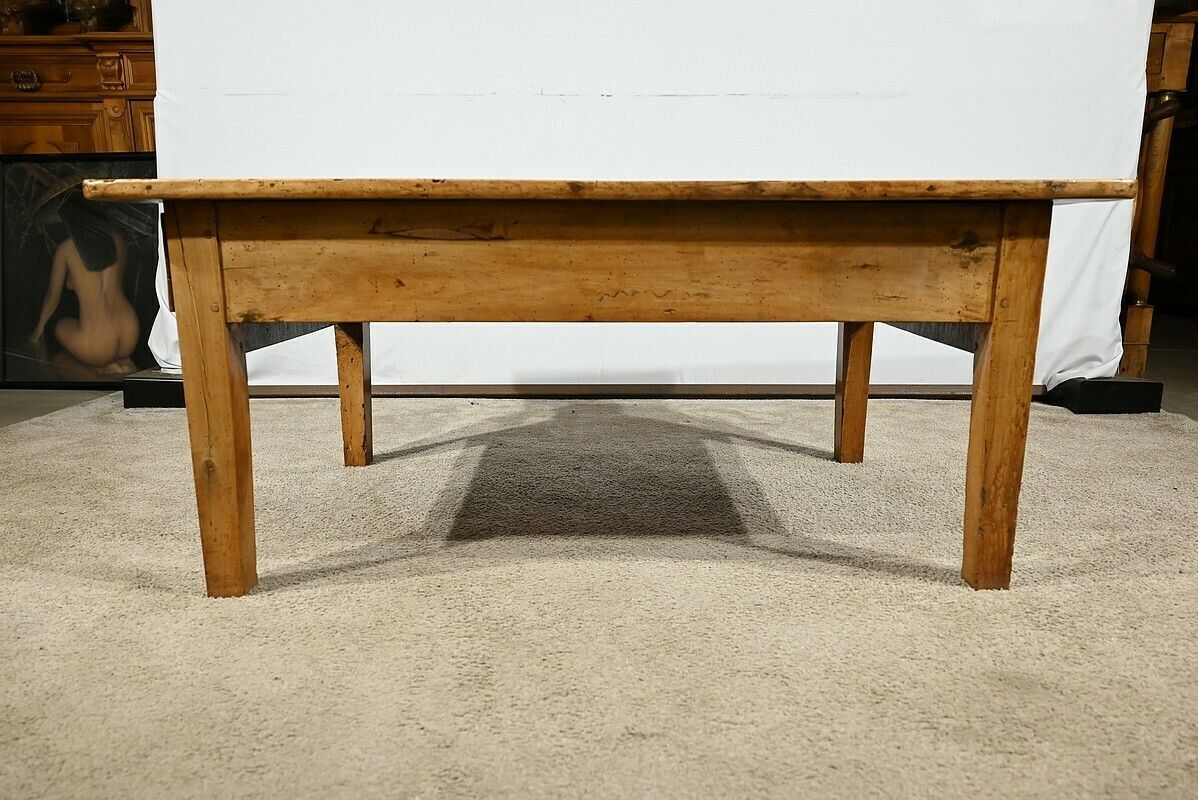 Furniture Cherry Wood Coffee Table – 2nd Half Of The 19th Century photo