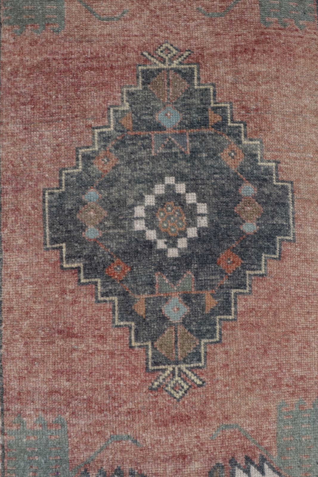 Vintage Turkish Oushak Yastik Scatter Rug   Set Of Two photo for sale