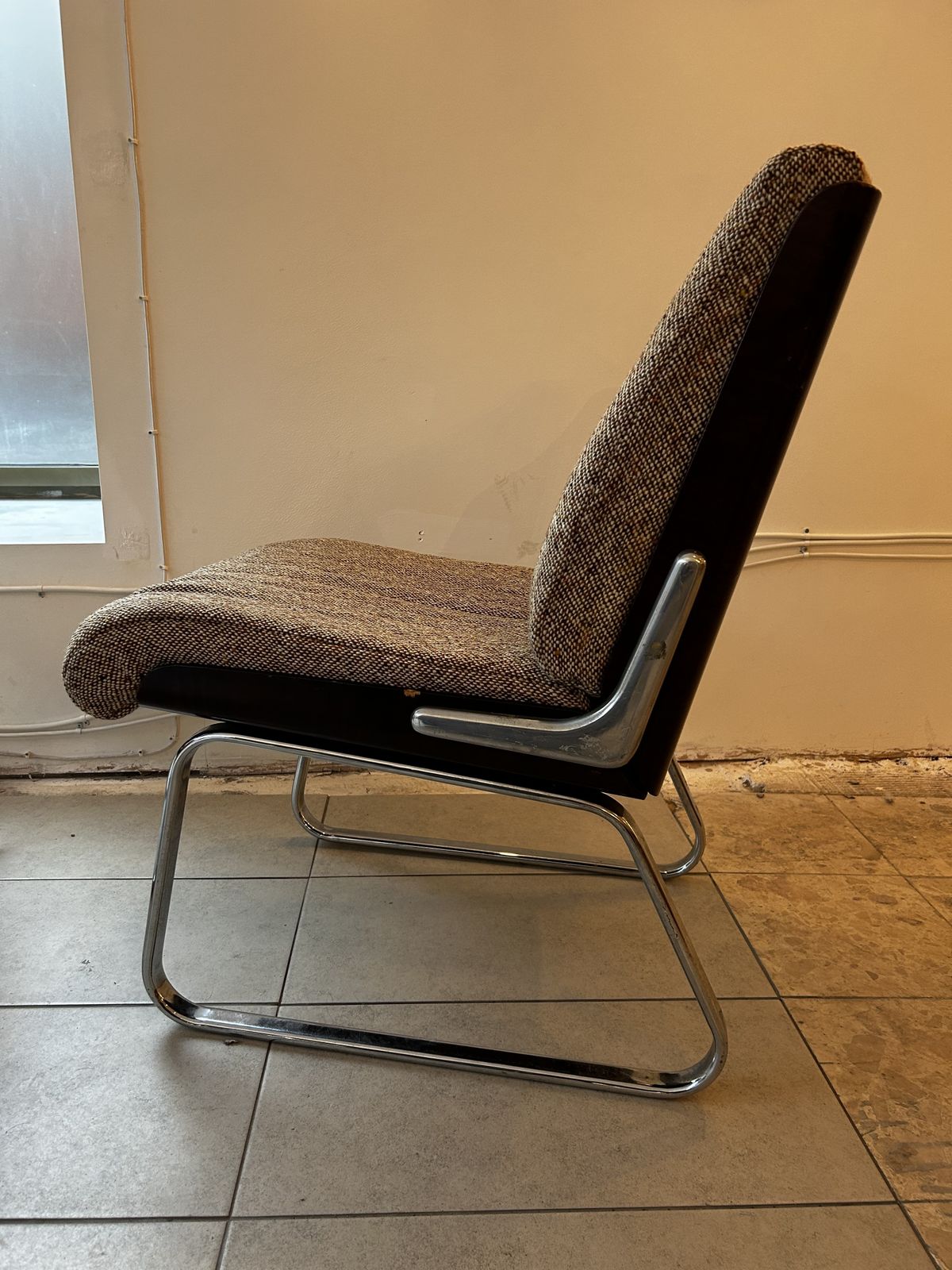 A Rare Set Of Four Original Gordon Russel Rosewood And Chrome Chairs photo furniture