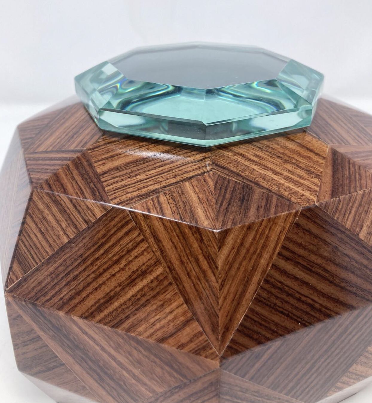 Box By Fontana Arte, Wood And Glass, 1940s photo vinterior