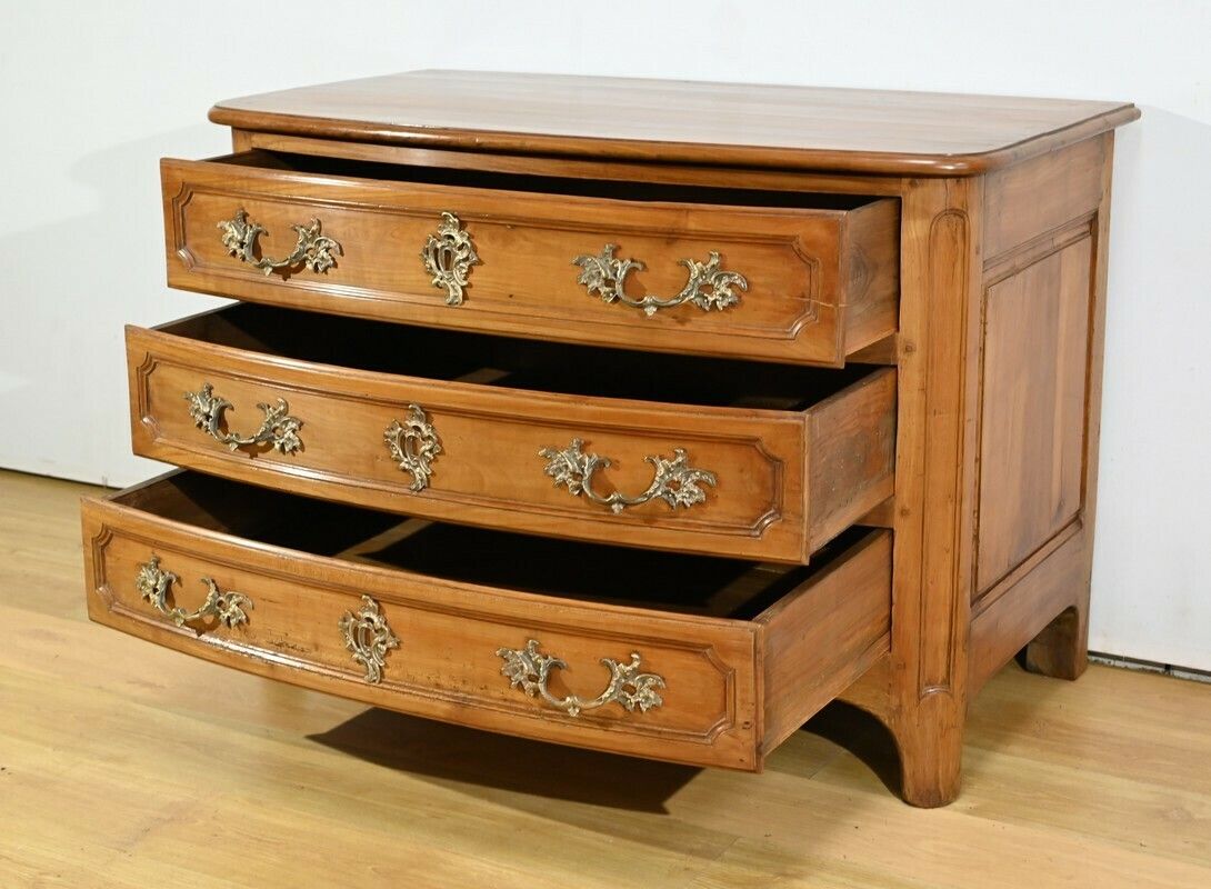 Solid Cherry Commode, Transition Louis XIV / Regency Period – Early 18th Century photo 5191.53225843