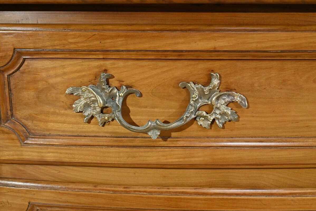 photo for sale Solid Cherry Commode, Transition Louis XIV / Regency Period – Early 18th Century