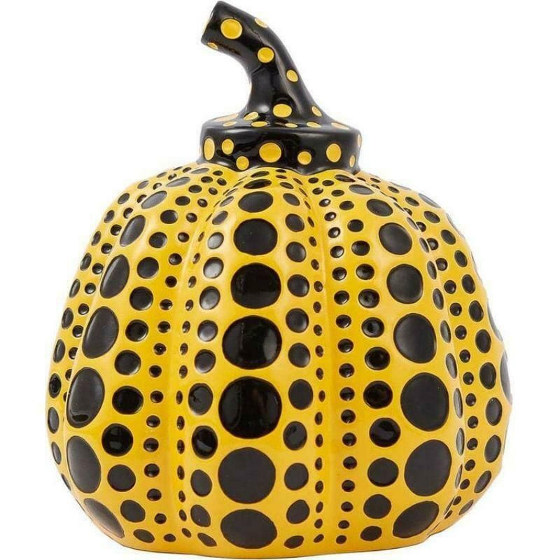 Yayoi Kusama Yayoi Kusama, Pumpkin Cast Resin Figure   Red, Yellow, 2015  2015 photo for sale