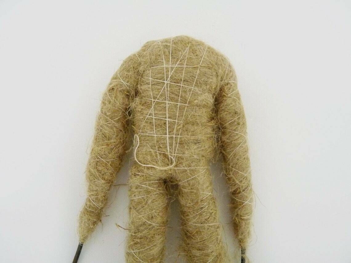 Wire And Hemp Body Neapolitan Nativity Figure photo Home Decor