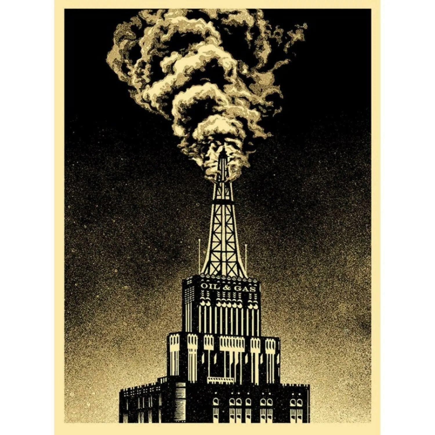 Shepard Fairey Oil And Gas By Shepard Fairey 2014