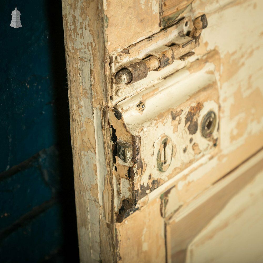 Pine Panelled Door, Raised Fielded Panels One Side, Stop Chamfer Detailing Other Side photo buy