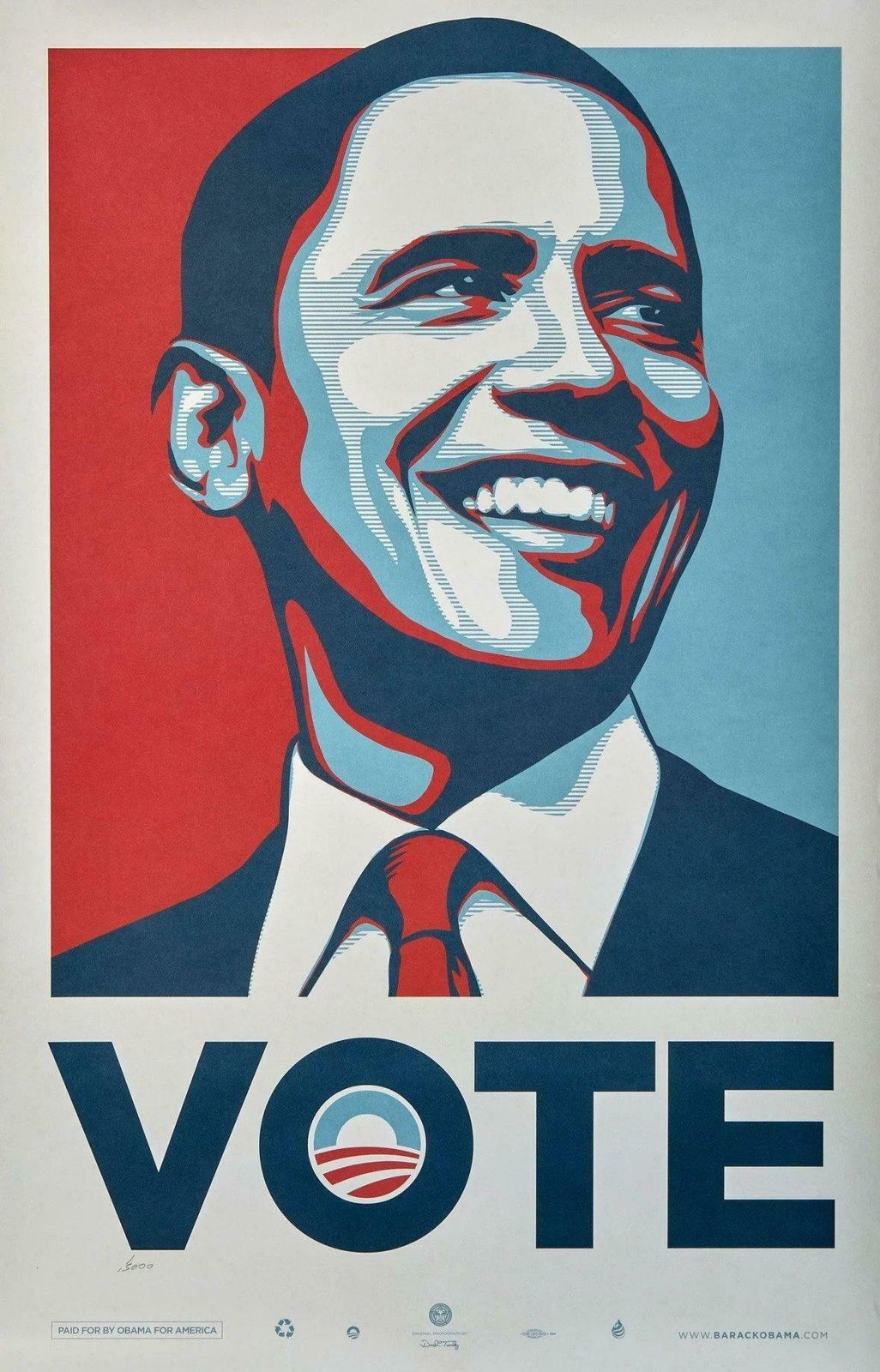 Shepard Fairey Vote Obama By Shepard Fairey 2008