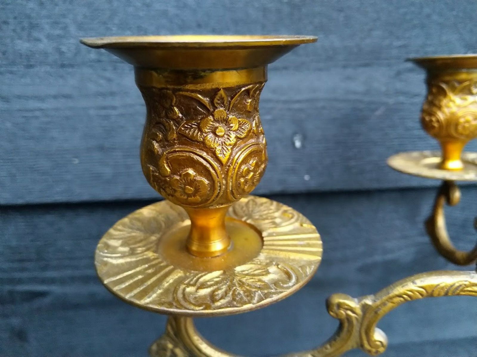 photo furniture Large Baroque Gold Candelabra For 5 Candles Centerpiece, Fireplace Gold Candelabra Christmas, Wedding Candle Holder