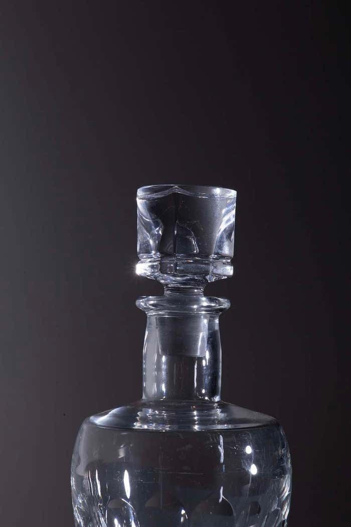 French Decanter In Baccarat Crystal photo furniture