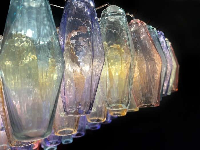 photo vinterior Spectacular Murano Glass Chandelier "Arlecchino" By Valentina Planta