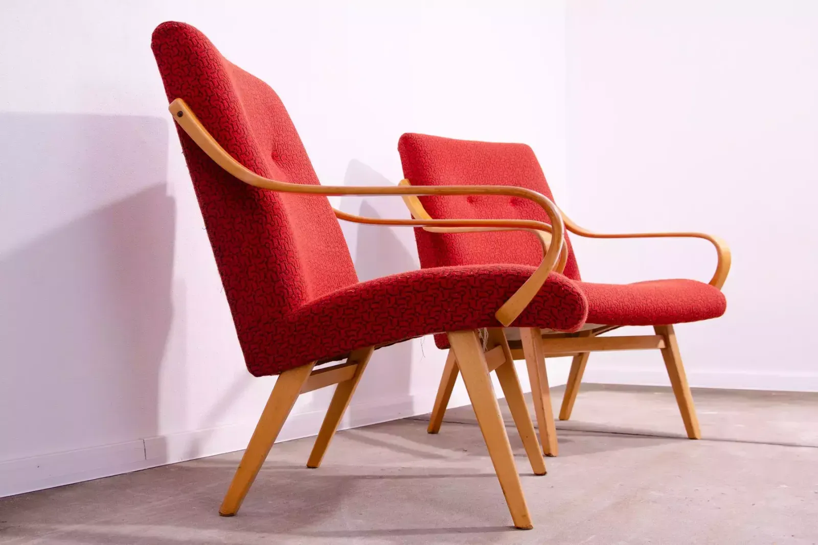 Pair Of Midcentury Armchairs By Jaroslav šmídek For Jitona, 1960´S photo 452.0